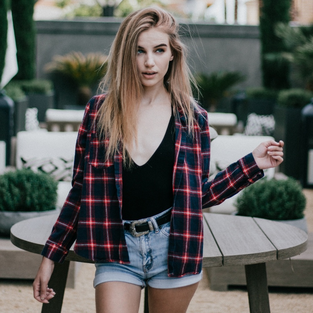 Red, White & Blue Flannel